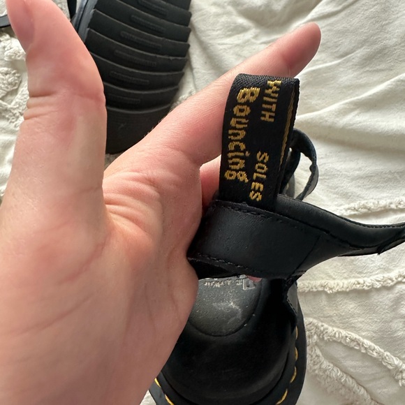 Black Gladiator Doc Maarten Sandals- Size 10.5 - Picture 3 of 4